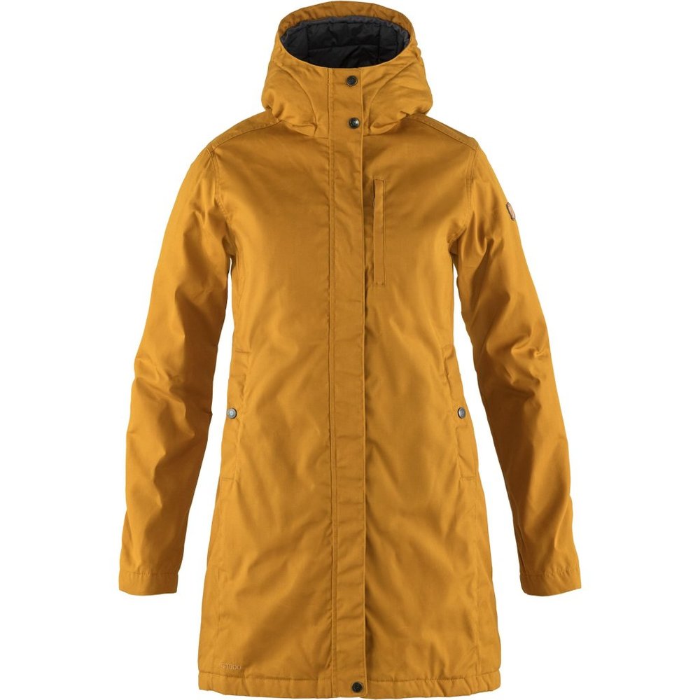 Fjallraven Kiruna Padded Parka in Auburn (Yellow-Gold)